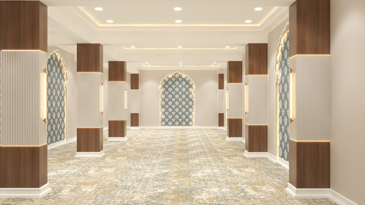 Indo-Modern Hall Detail View 2